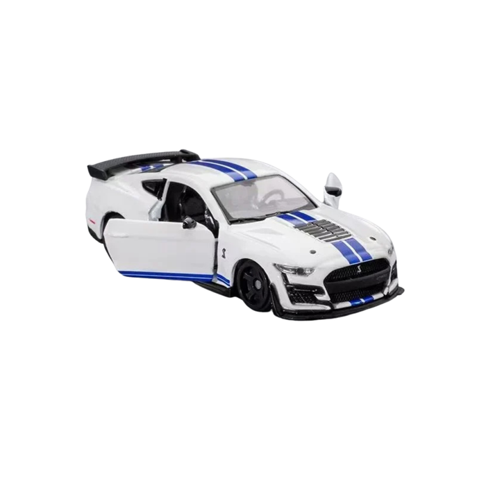 2020 Mustang Shelby GT500 White Die-Cast Model Car | Premium Muscle Car Collectible Toy