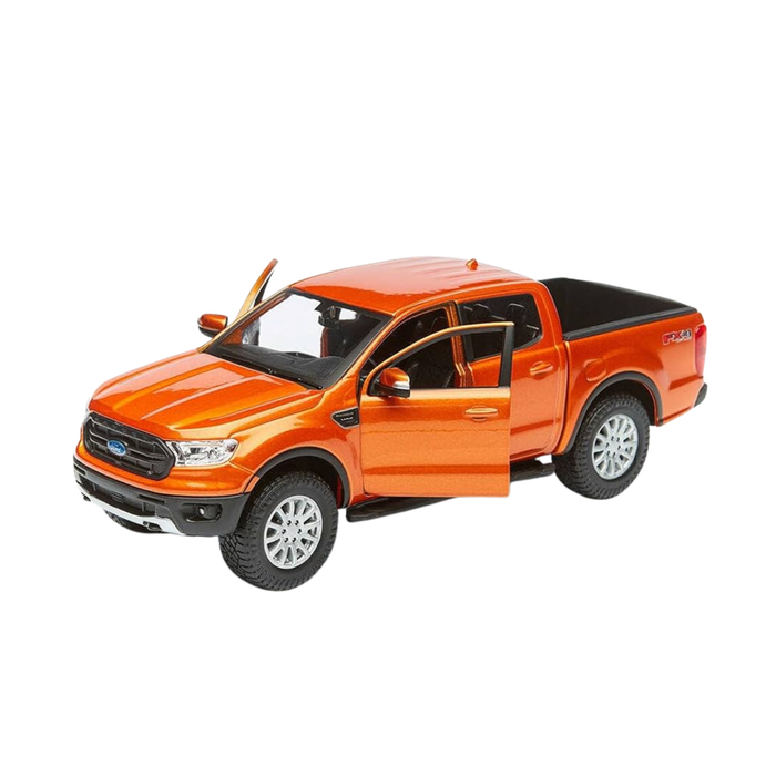 2019 Ford Ranger Orange Die-Cast Model Car | Premium Pickup Truck Collectible Toy