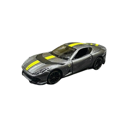 Ferrari 812 Competizione Grey Die-Cast Model Car | Premium Supercar Collectible Toy