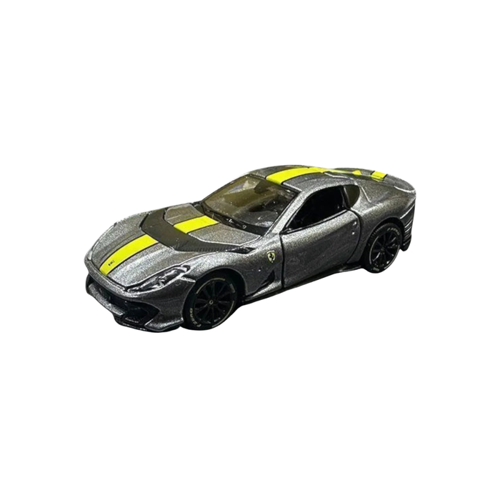 Ferrari 812 Competizione Grey Die-Cast Model Car | Premium Supercar Collectible Toy