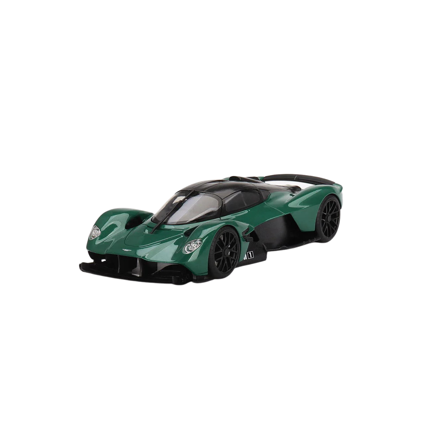 Aston Martin Valkyrie Dark Green Die-Cast Model Car | Premium Hypercar Collectible Toy