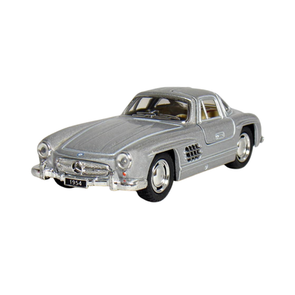 1954 Mercedes-Benz 300 SL Grey Die-Cast Model Car | Premium Classic Sports Car Collectible Toy