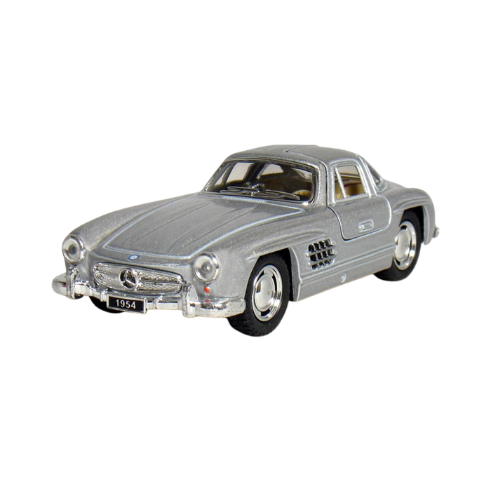 1954 Mercedes-Benz 300 SL Grey Die-Cast Model Car | Premium Classic Sports Car Collectible Toy