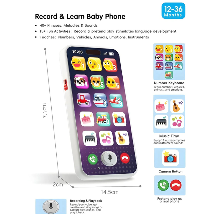 Hola Record & Learn Baby Phone
