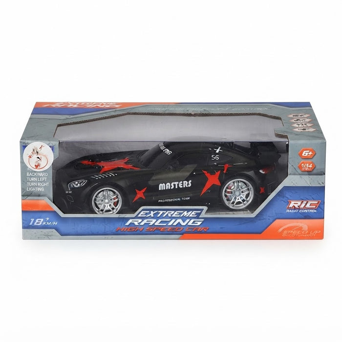 Extreme Racing High-Speed Remote Control Car (Black)